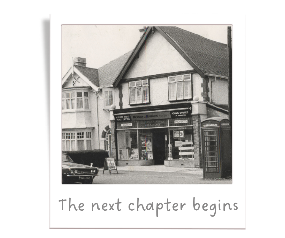 The next chapter begins. Photo of Jockey Road